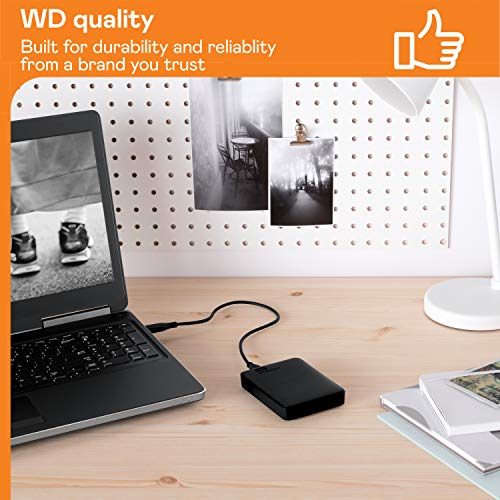 Western Digital Elements 4TB External Hard Drive Black WDBU6Y0040BBK